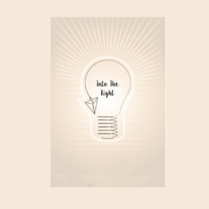 Paperback journal with a minimalist cover design, created for people living with chronic illness to track reflections and self-care.